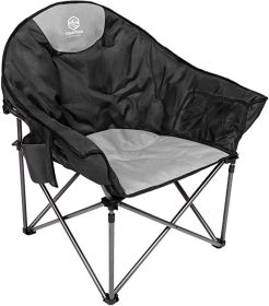 Outdoor Camping Chair Folding Chair Black