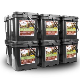 720 Serving Meat Package Includes: 12 Freeze Dried Meat Buckets