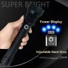 High-Power 7 X 7Mm Led 30W 5V Micro Usb Telescopic Zoom Rechargeable Flashlight Suitable For Camping;  Climbing;  Night Riding;  Caving Waterproof Rat