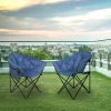 Camping Chair Blue Alloy Steel