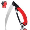 Hand Pruning Saw, Folding Camping Saw, Strong SK-5 Sharp Tree Saws with 10" Blade - Perfect for Pruning Trimming Trees Branches Camping
