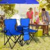 Portable Folding Picnic Double Chair with Umbrella