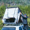 Trustmade Triangle Aluminium Black Hard Shell Grey Rooftop Tent Scout Pro Series
