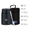 25oz Food Flask;  Office Outdoor Food Thermos;  750ML Portable Stainless Steel Food Soup Containers;  Vacuum Insulated Food Flasks Thermocup